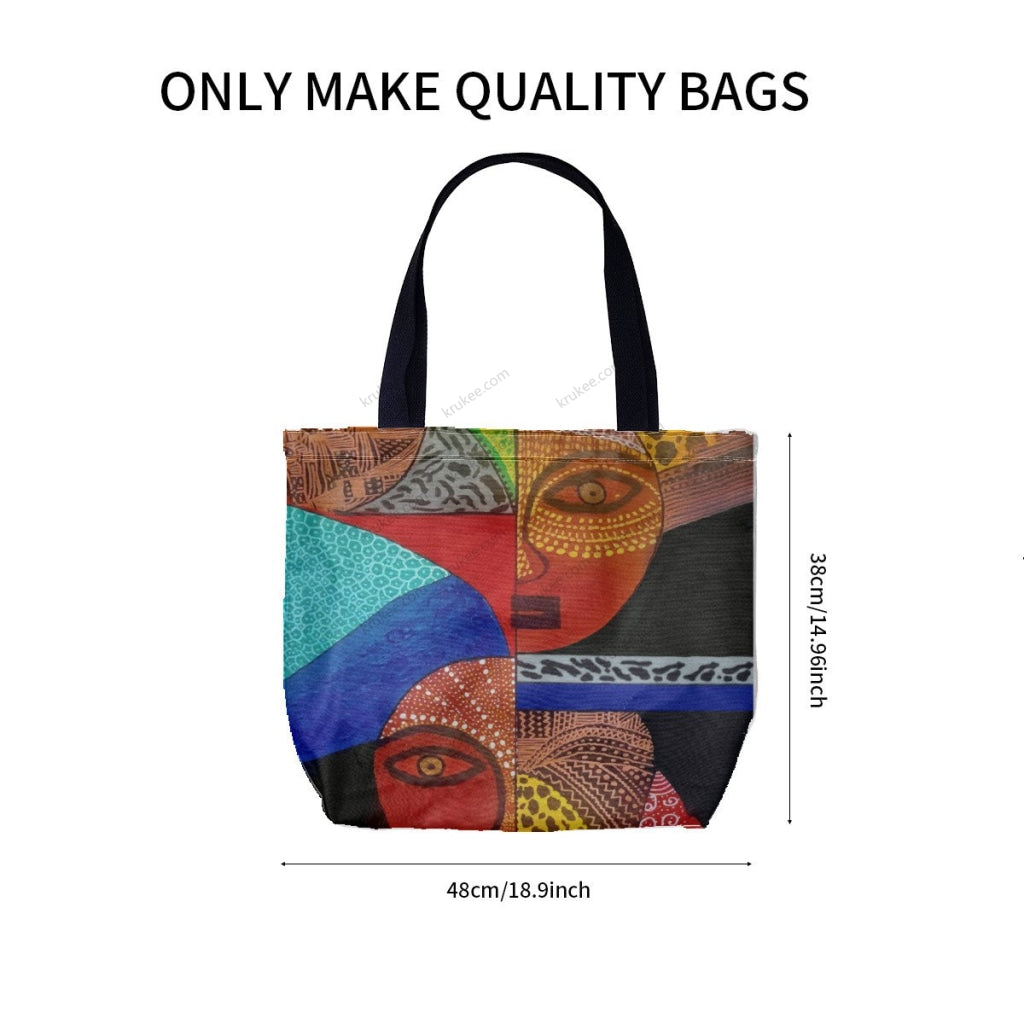 African Culture Art Printcanvas Tote Bag