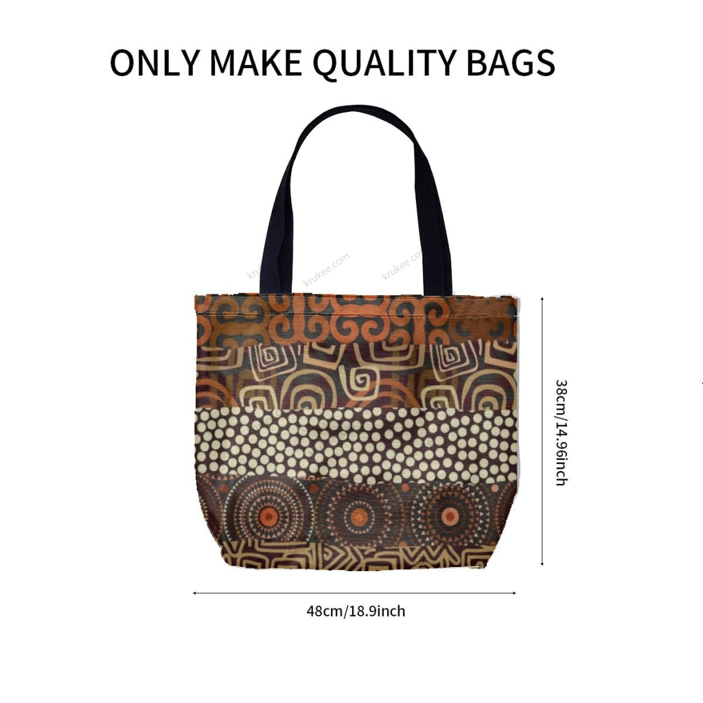 African Culture Art Printcanvas Tote Bag