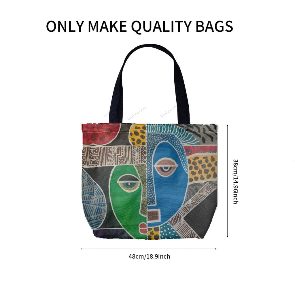 African Culture Art Printcanvas Tote Bag