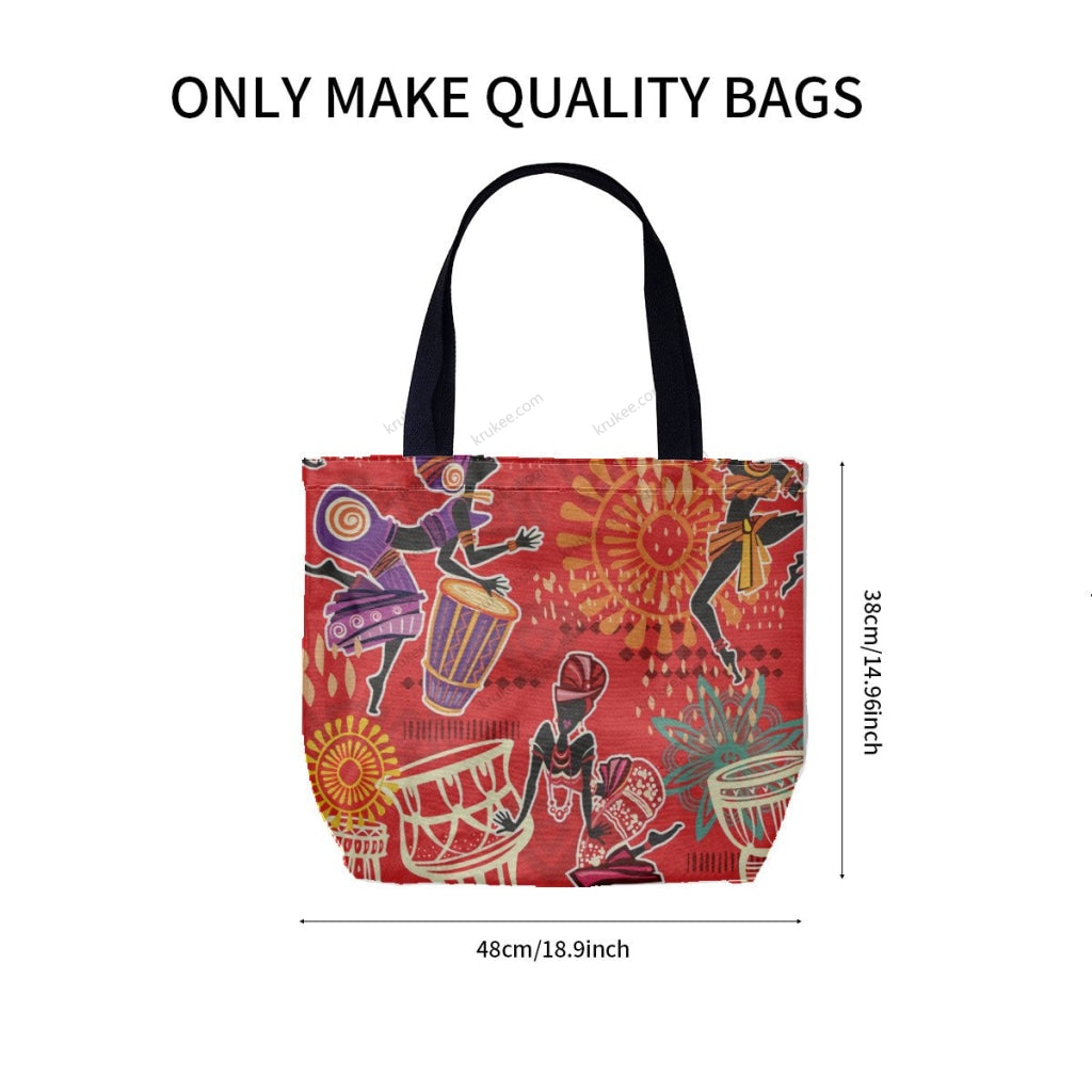 African Culture Art Printcanvas Tote Bag