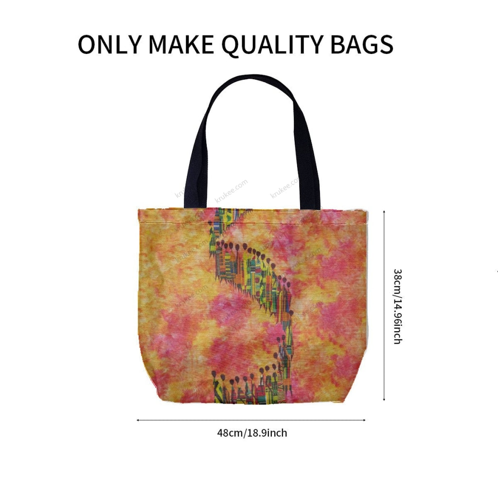 African Culture Art Printcanvas Tote Bag