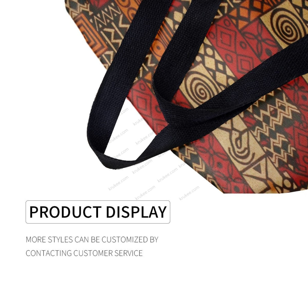 African Culture Art Printcanvas Tote Bag