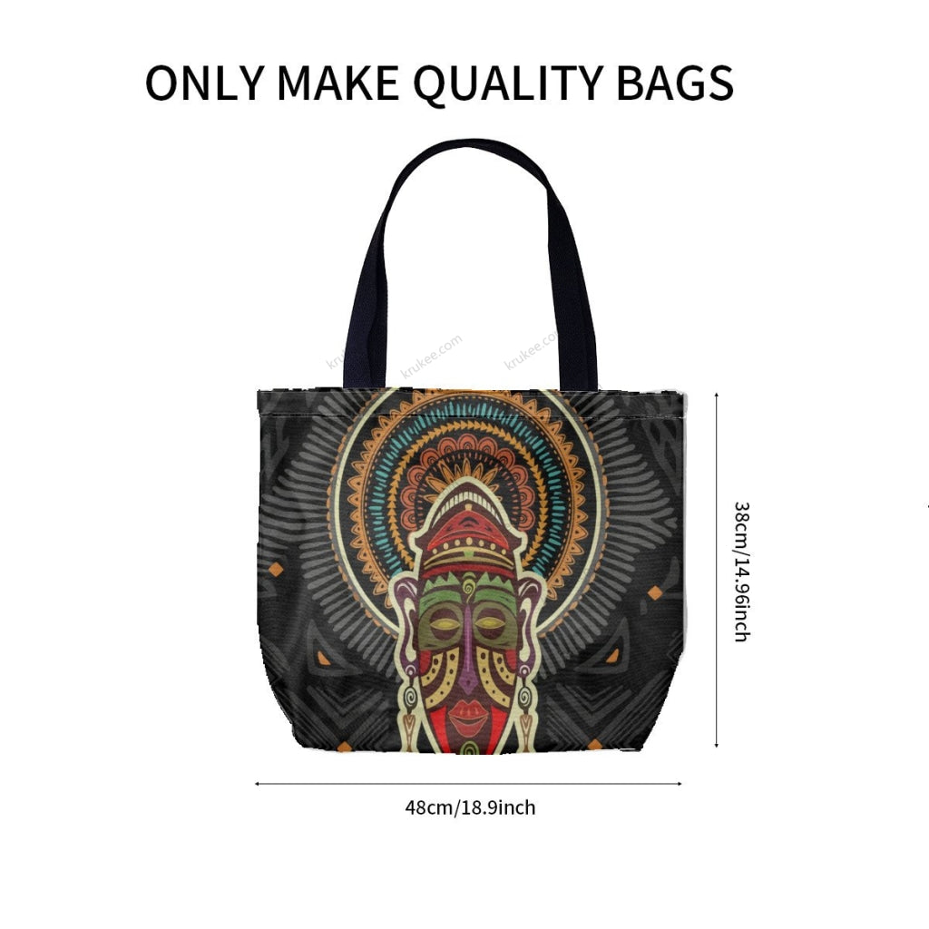 African Culture Art Printcanvas Tote Bag