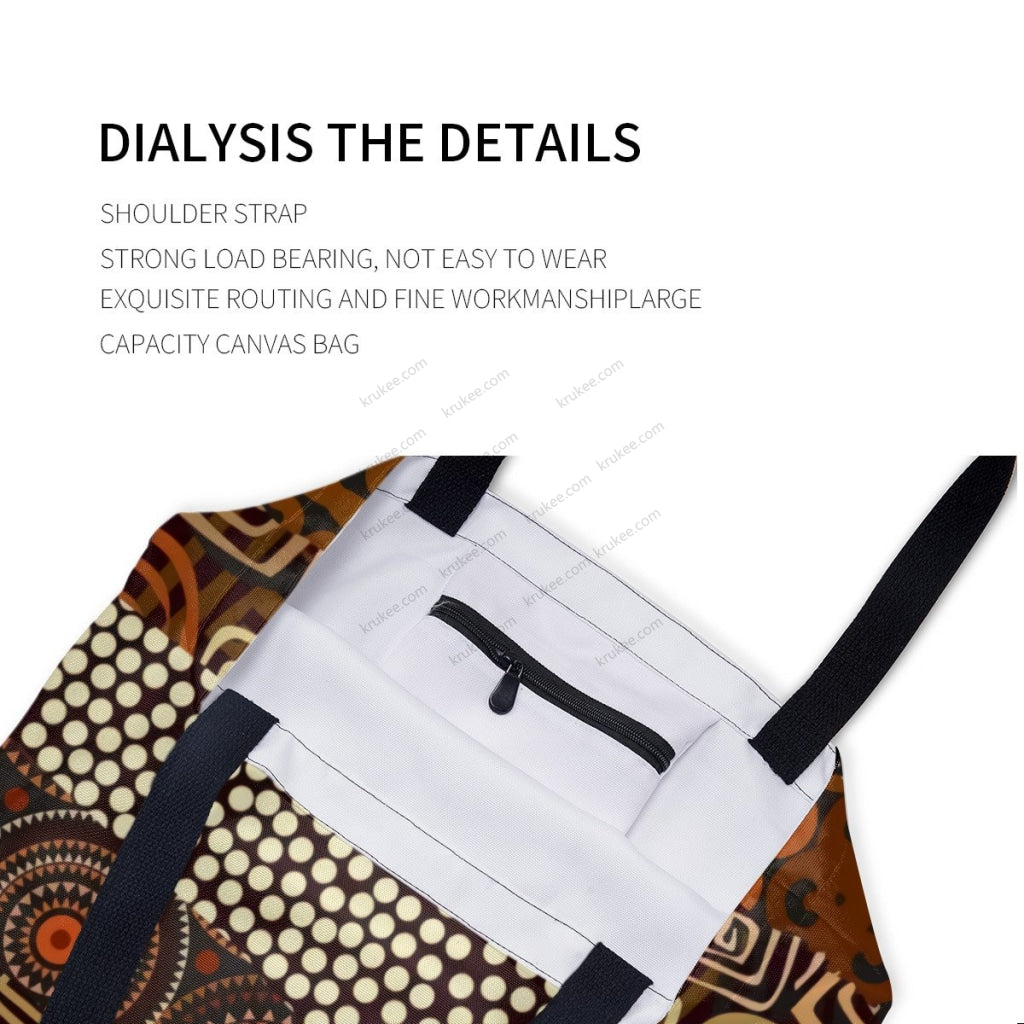 African Culture Art Printcanvas Tote Bag