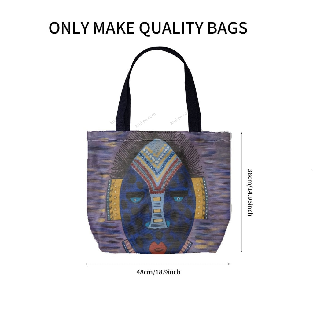 African Culture Art Printcanvas Tote Bag