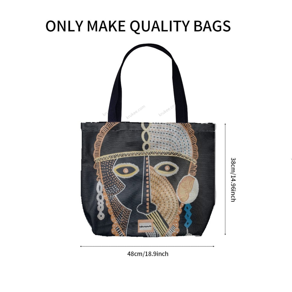 African Culture Art Printcanvas Tote Bag