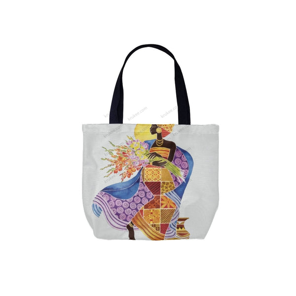 African Culture Art Printcanvas Tote Bag White / One Size