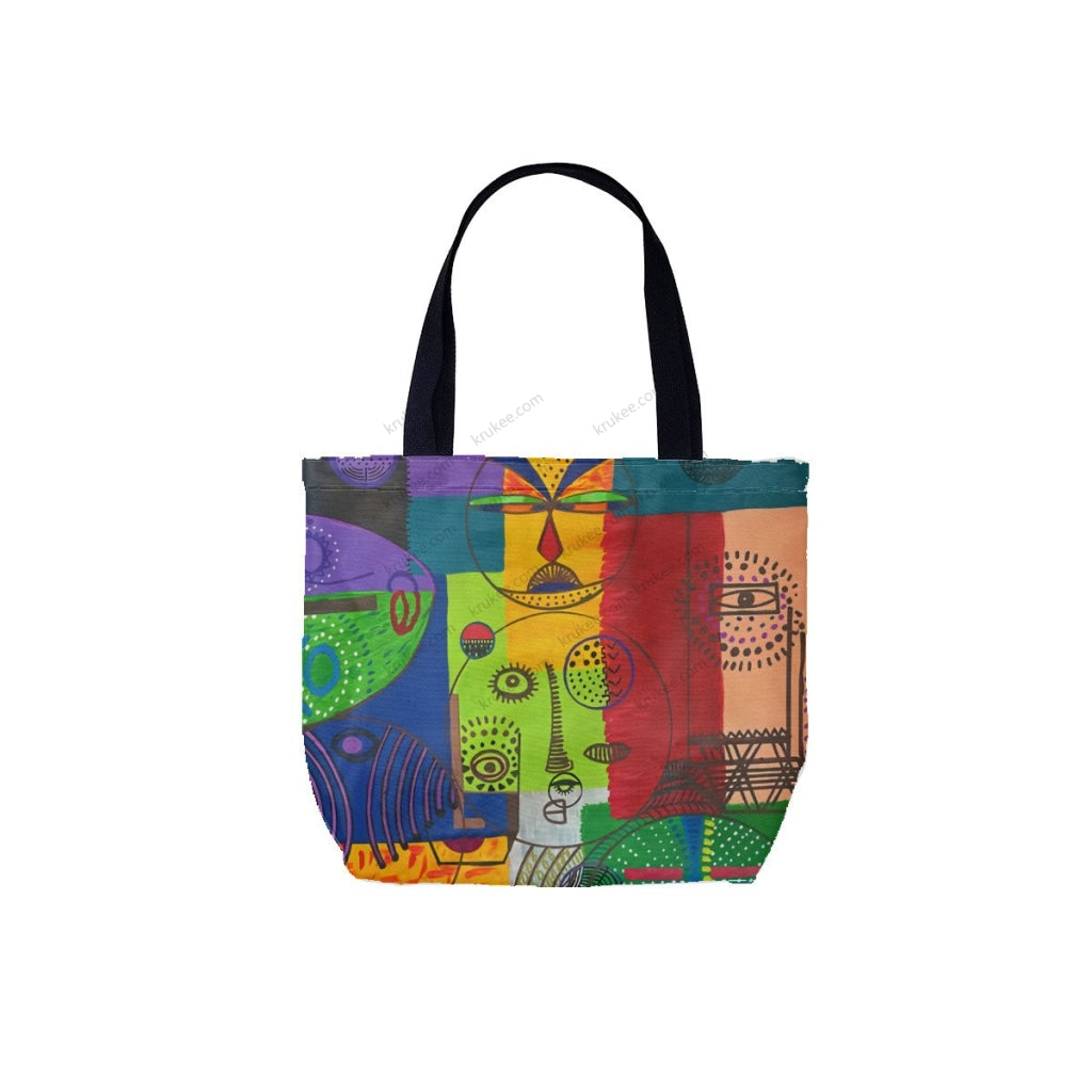 African Culture Art Printcanvas Tote Bag White / One Size