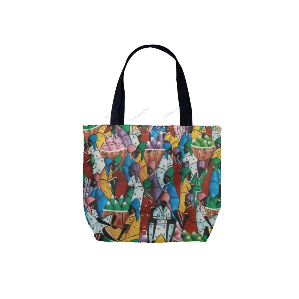 African Culture Art Printcanvas Tote Bag White / One Size