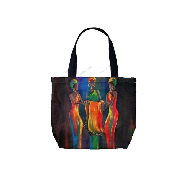 African Culture Art Printcanvas Tote Bag White / One Size