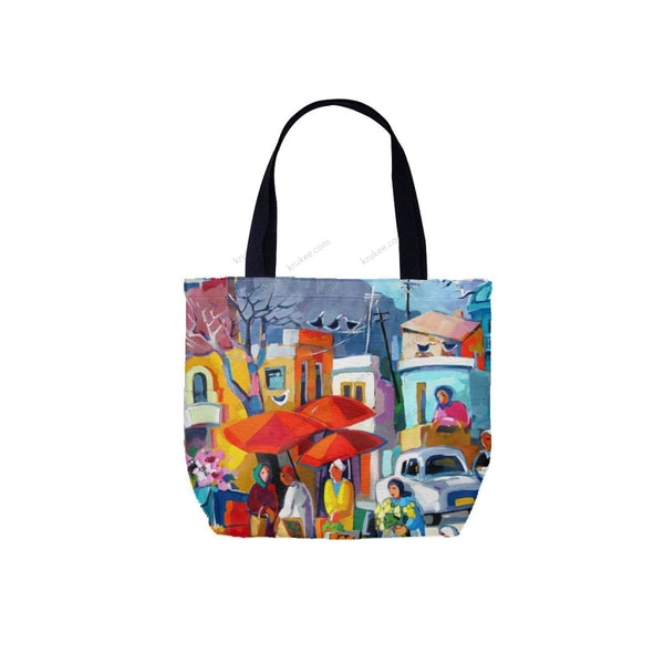 African Culture Art Printcanvas Tote Bag White / One Size