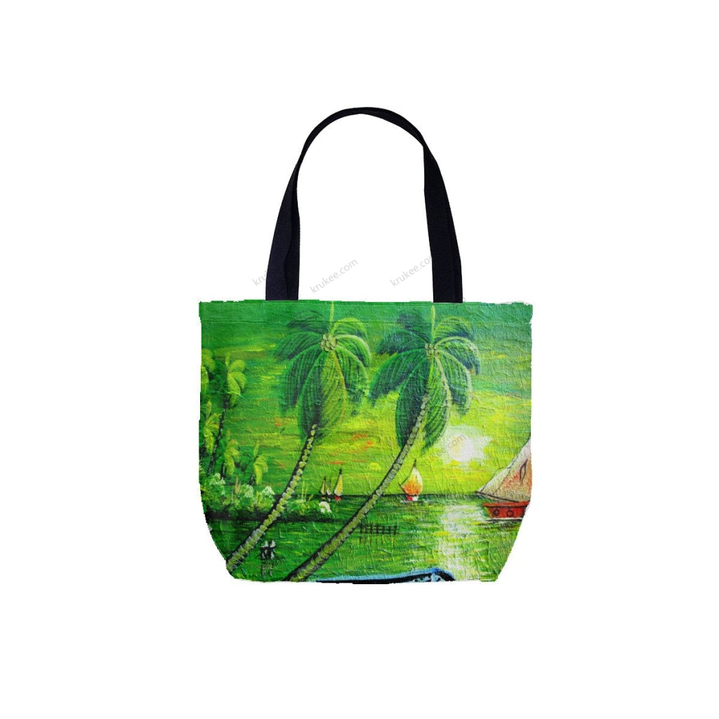 African Culture Art Printcanvas Tote Bag White / One Size