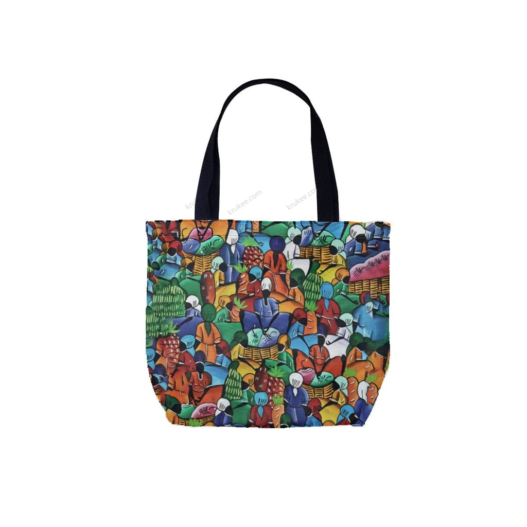 African Culture Art Printcanvas Tote Bag White / One Size