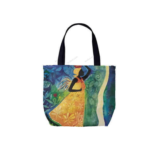 African Culture Art Printcanvas Tote Bag White / One Size