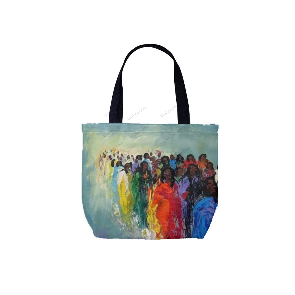 African Culture Art Printcanvas Tote Bag White / One Size