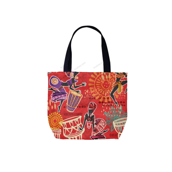 African Culture Art Printcanvas Tote Bag White / One Size