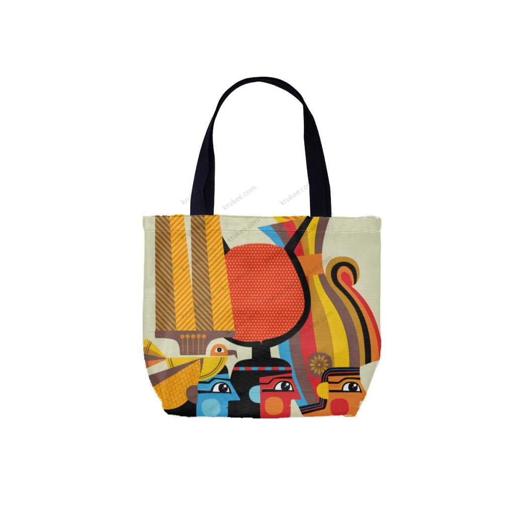 African Culture Art Printcanvas Tote Bag White / One Size