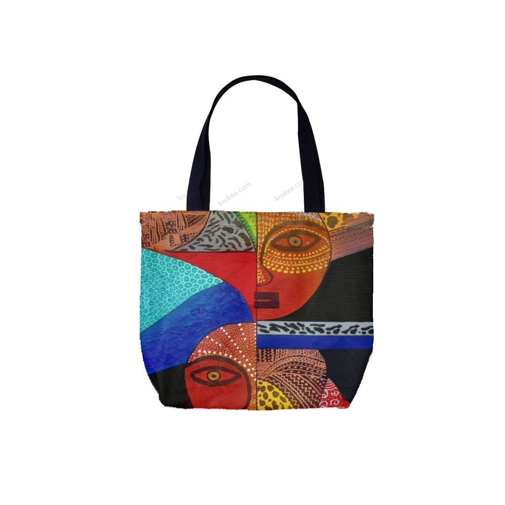 African Culture Art Printcanvas Tote Bag White / One Size