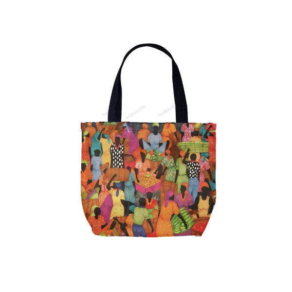 African Culture Art Printcanvas Tote Bag White / One Size