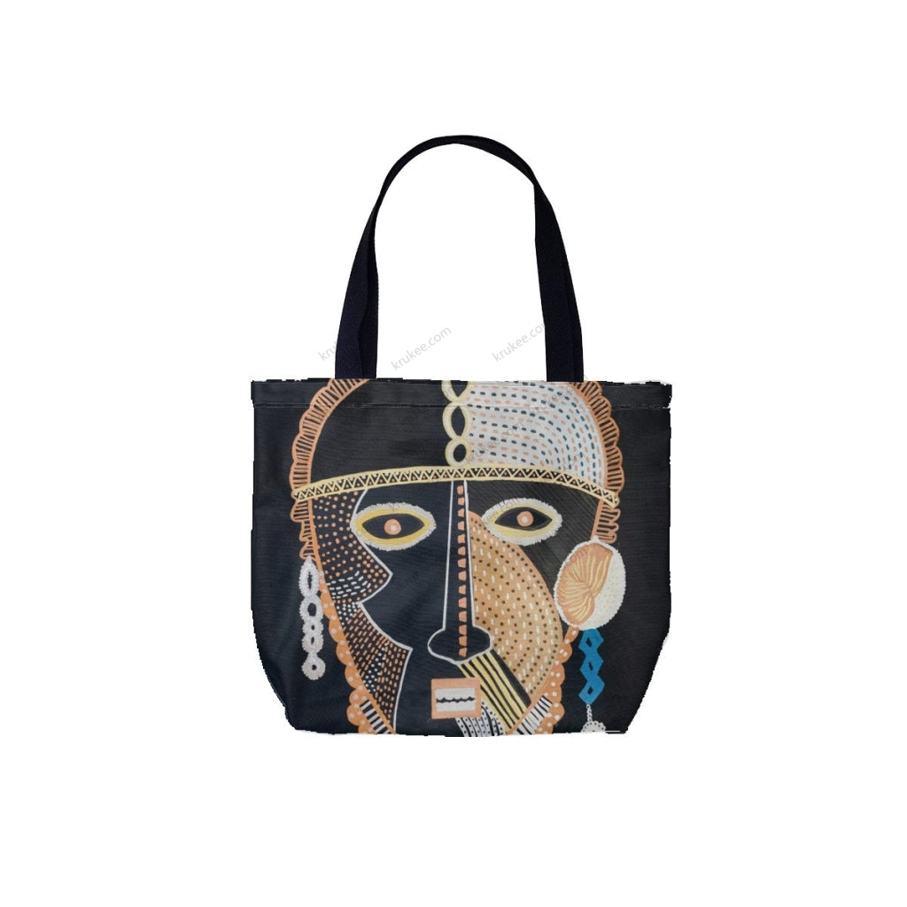 African Culture Art Printcanvas Tote Bag White / One Size