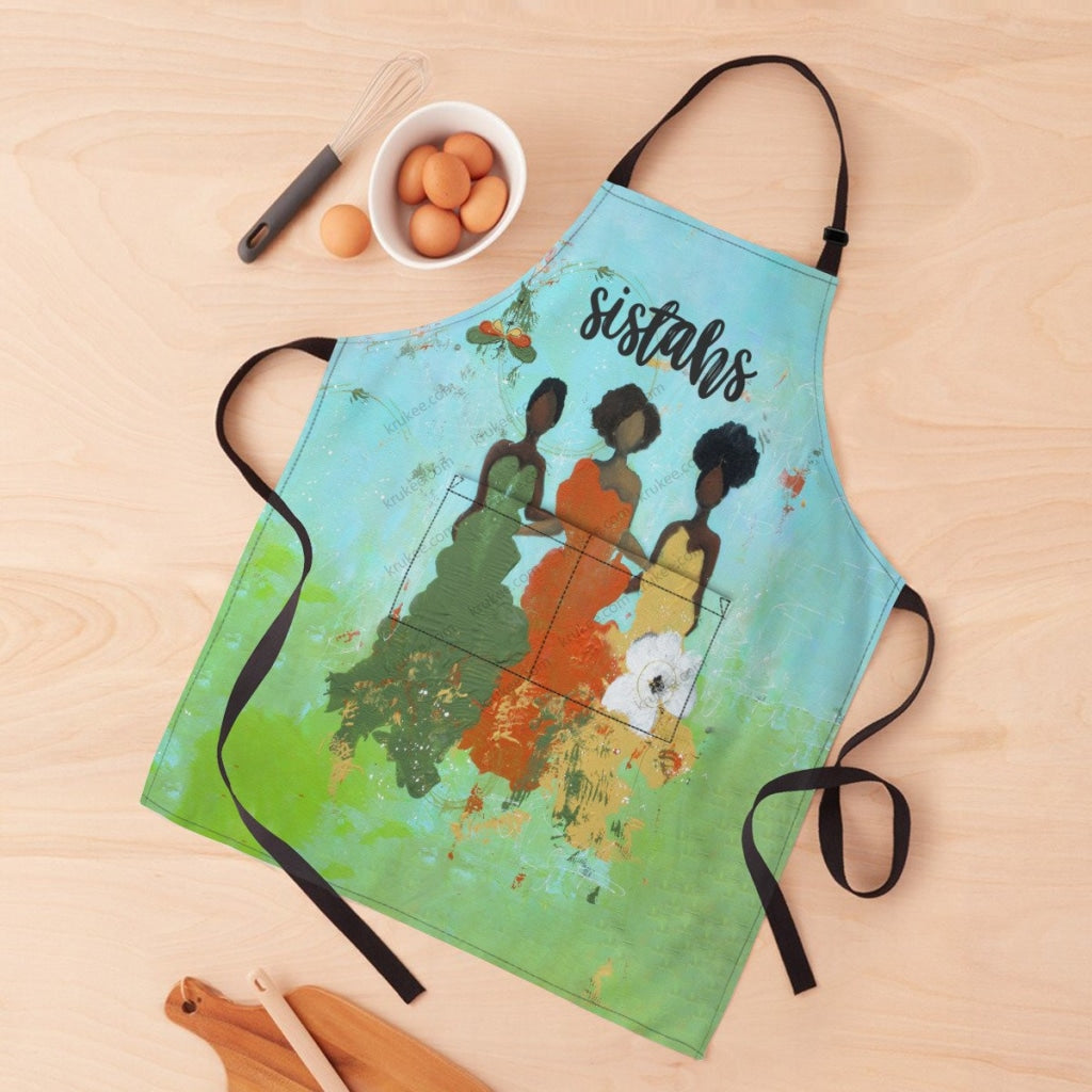 Apron For Sistas White / One Size