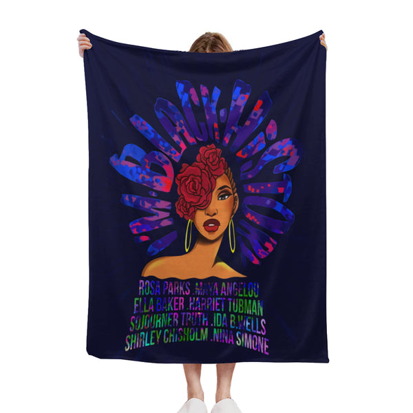 African artwork blanket - Angelou