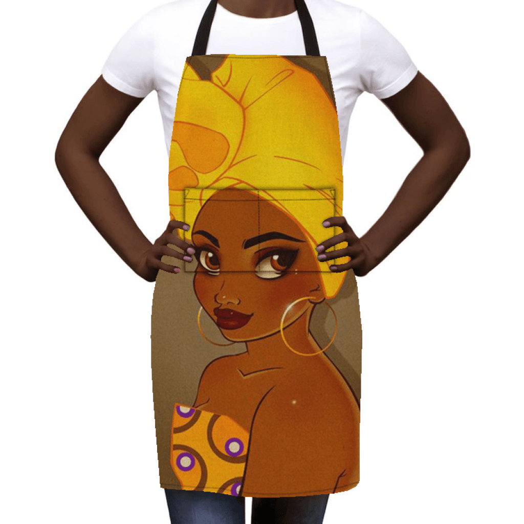 Black Girl Art Apron