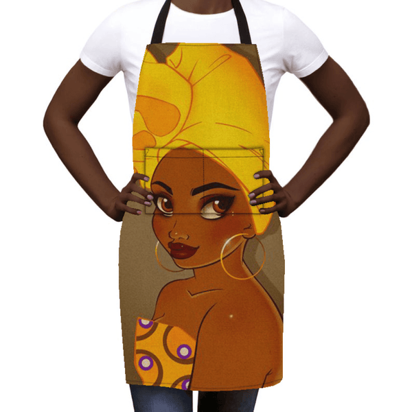 Black Girl Art Apron