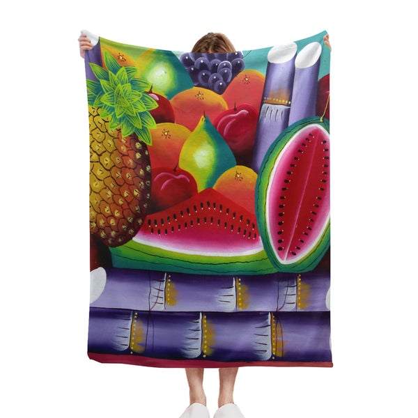 African artwork blanket - Fruits 11