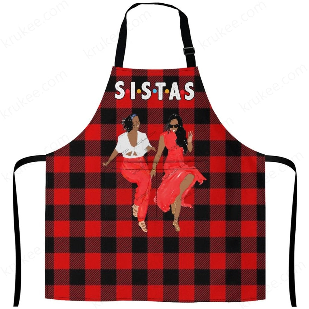 Christmas Apron For Sistas 27Inch X 29Inch / 2