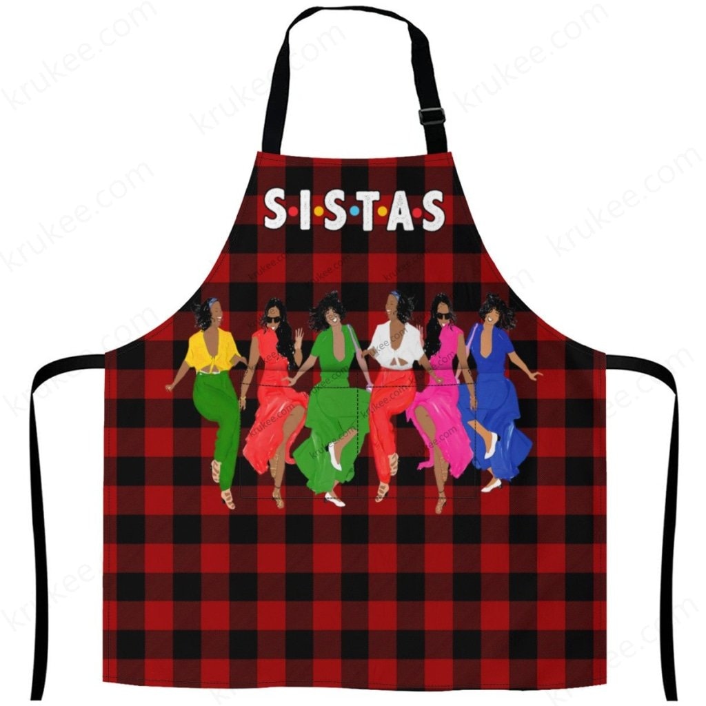 Christmas Apron For Sistas 27Inch X 29Inch / 6