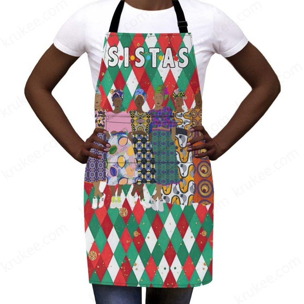 Christmas Apron For Sistas