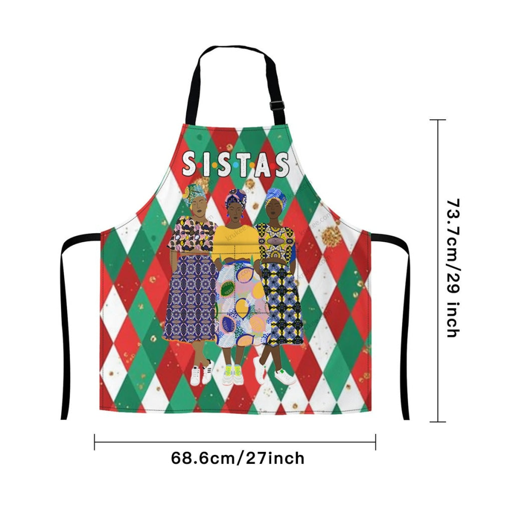 Christmas Apron For Sistas