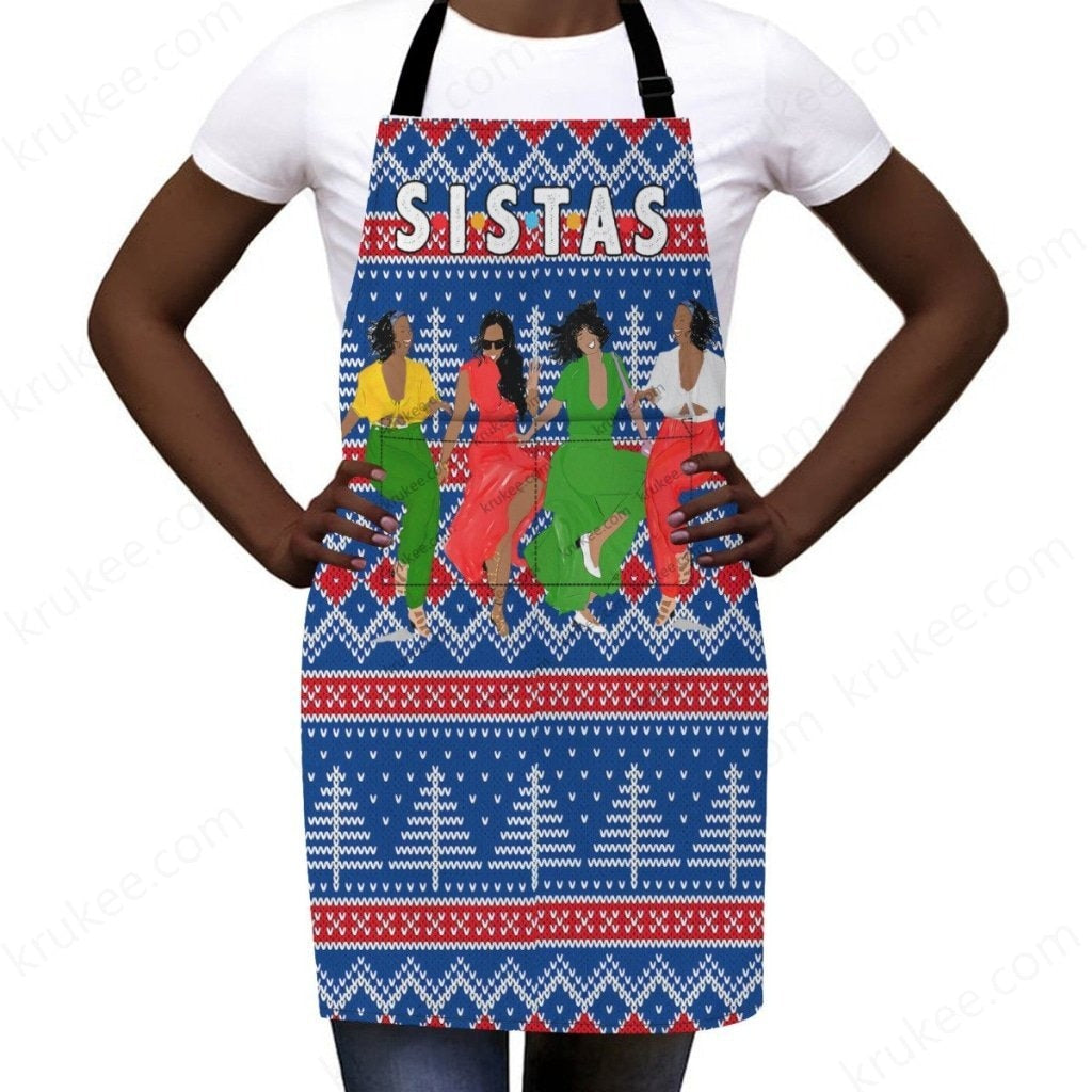 Christmas Apron For Sistas