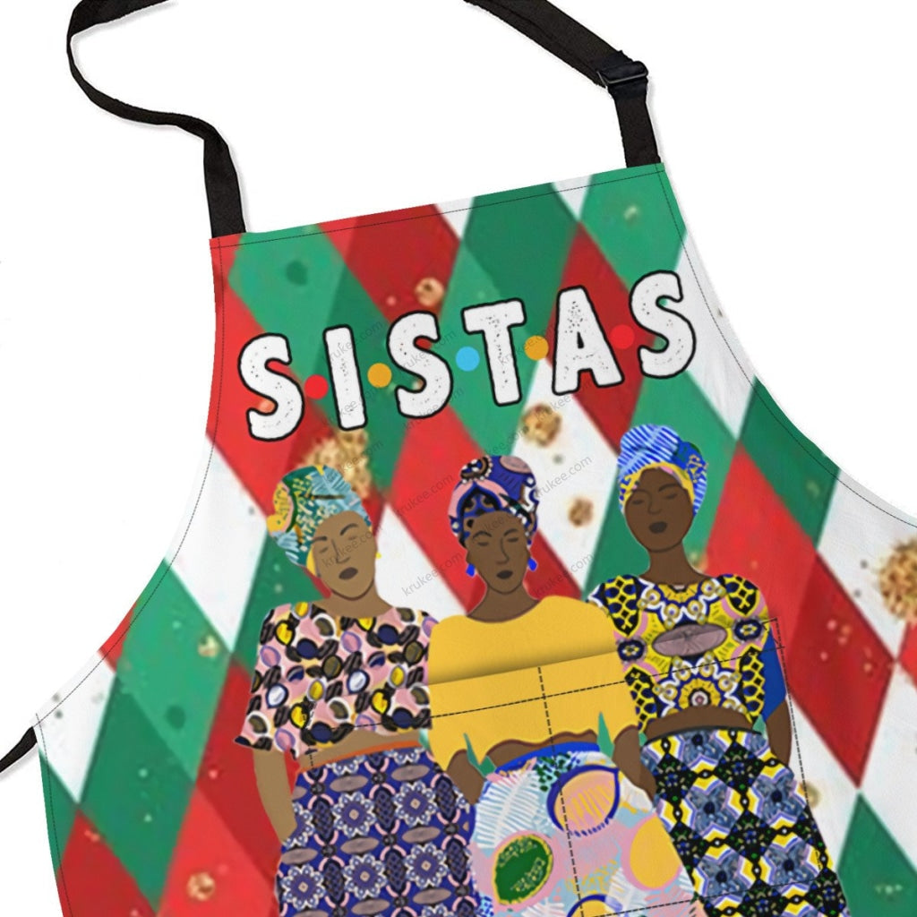 Christmas Apron For Sistas