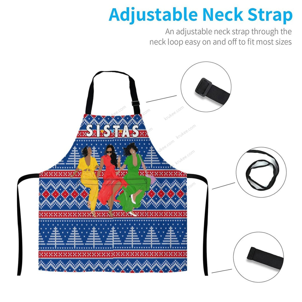 Christmas Apron For Sistas