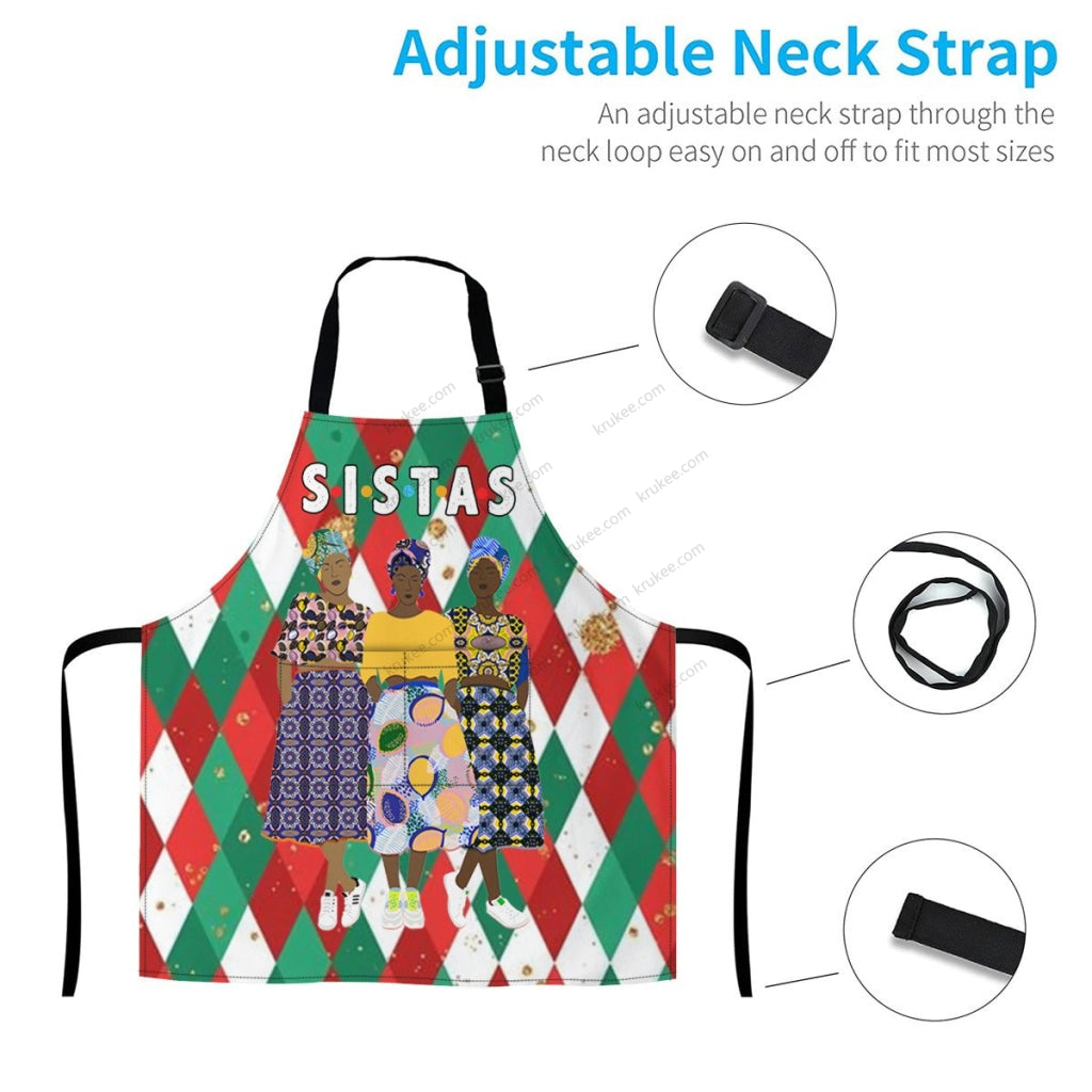 Christmas Apron For Sistas