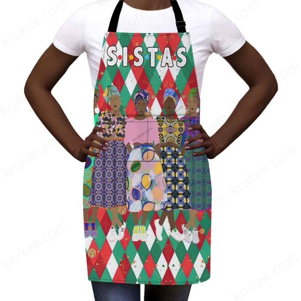 Christmas Apron For Sistas