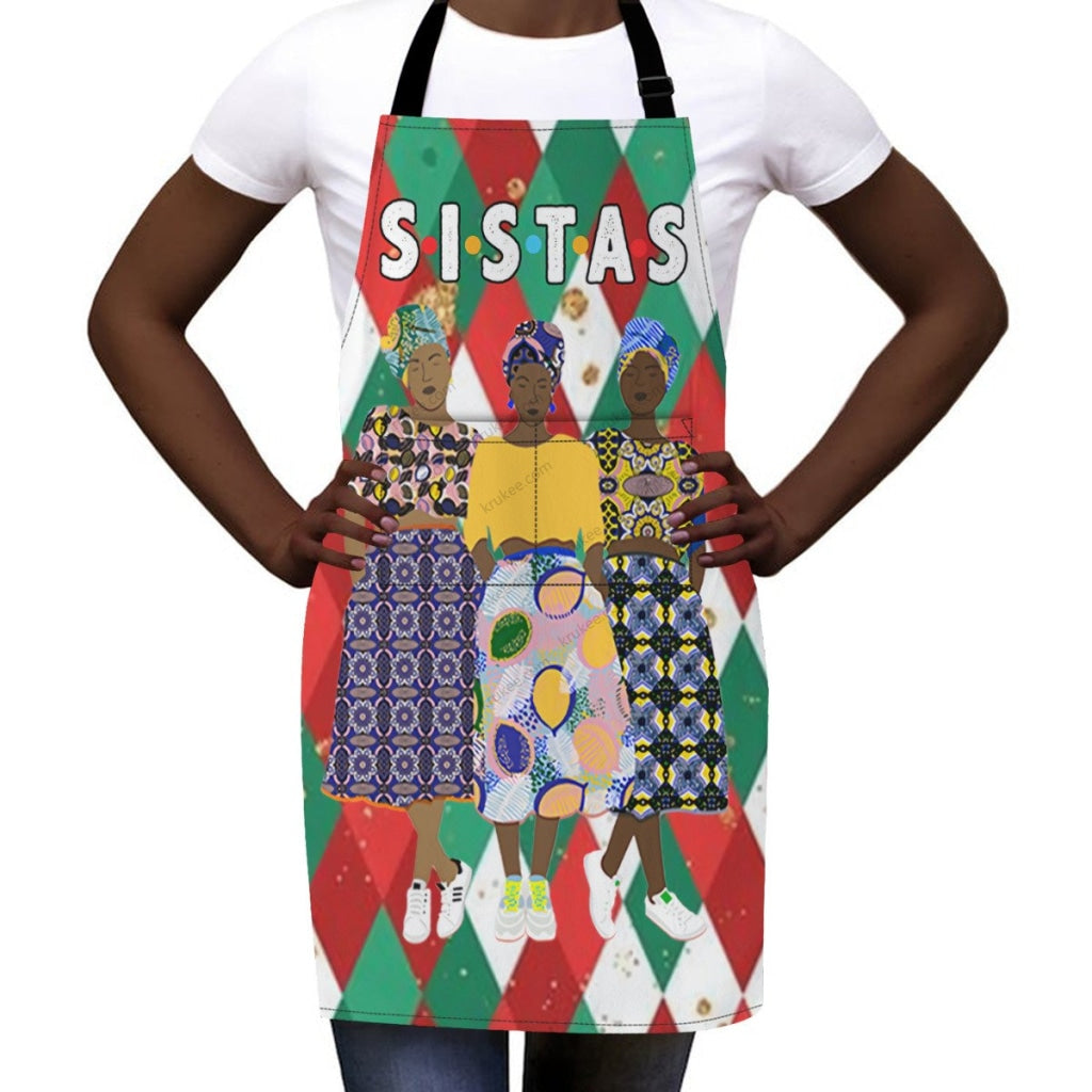 Christmas Apron For Sistas