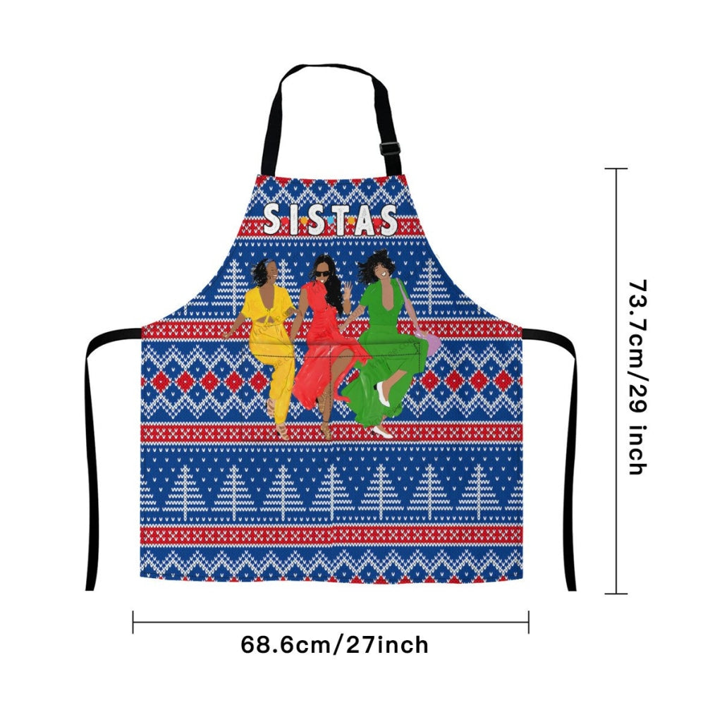 Christmas Apron For Sistas