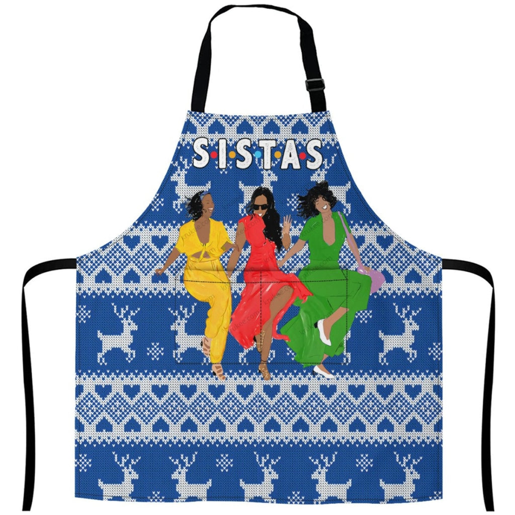 Christmas Reindeer Apron For Sistas