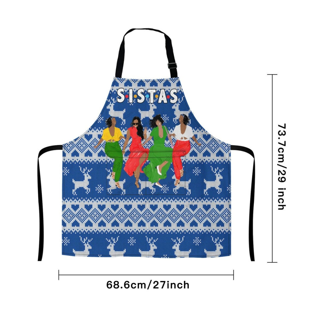 Christmas Reindeer Apron For Sistas