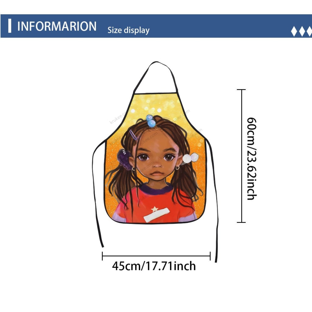 Cute Little Girl Printed Apron