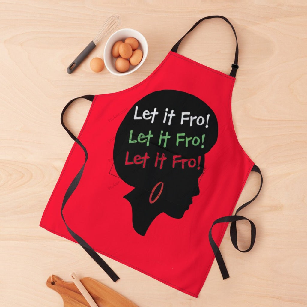 Let It Fro Printed Apron