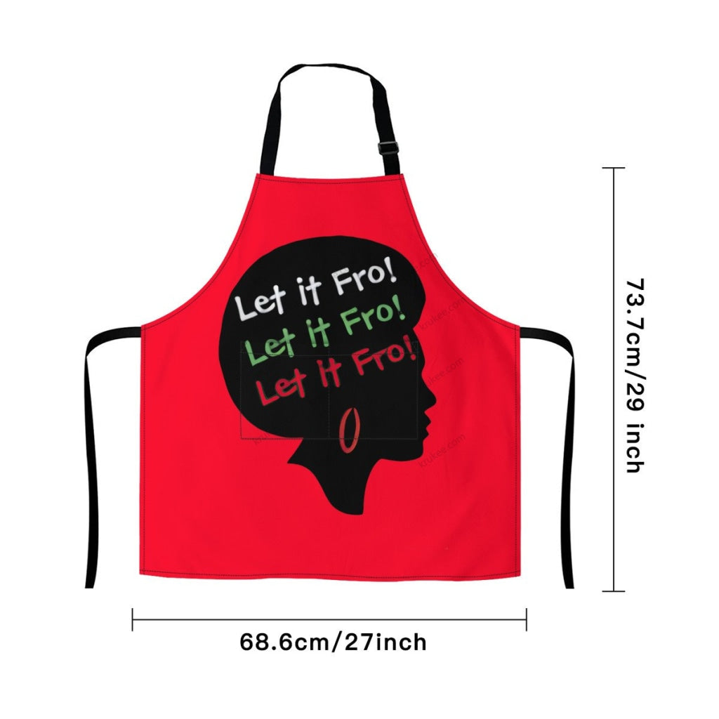 Let It Fro Printed Apron