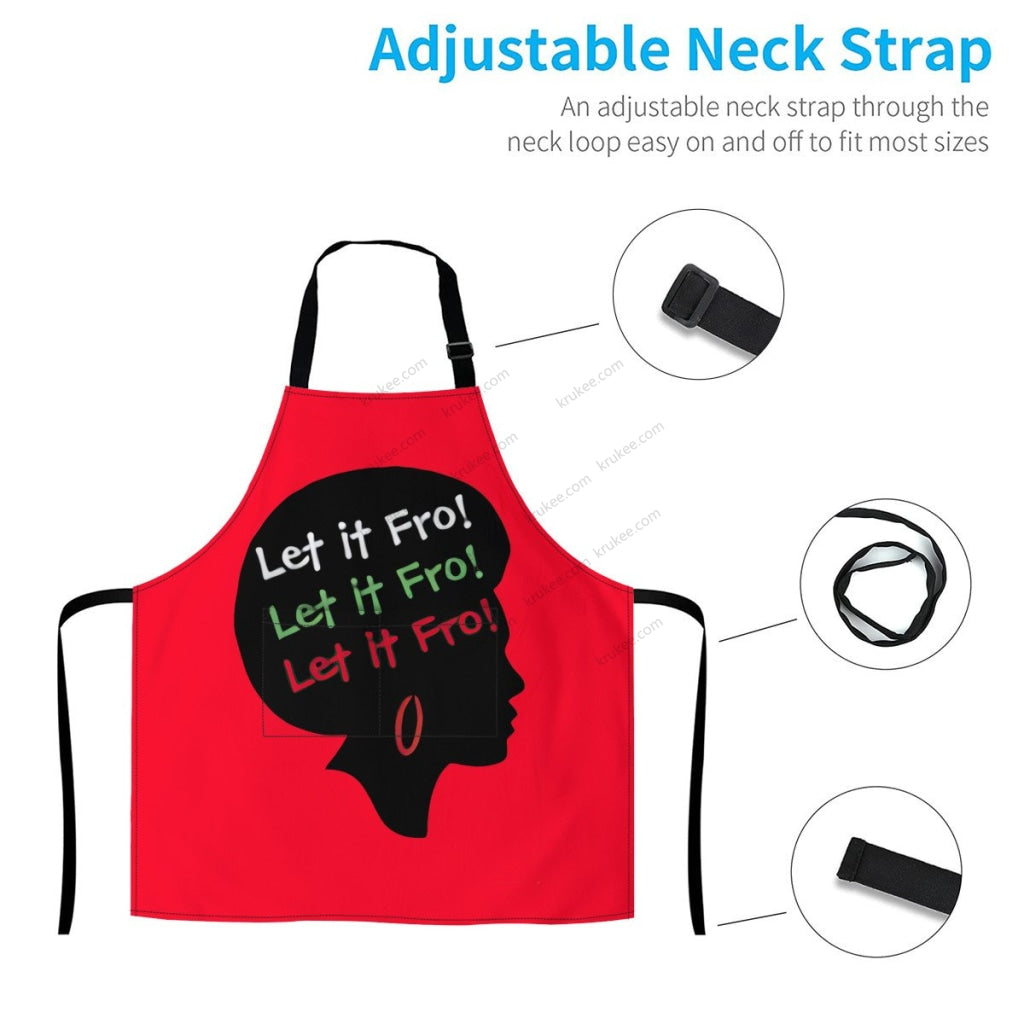 Let It Fro Printed Apron