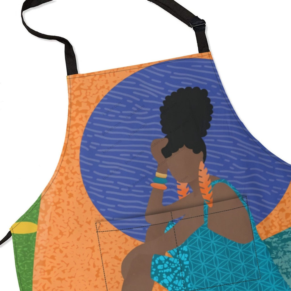 Loungin Black Girl Apron