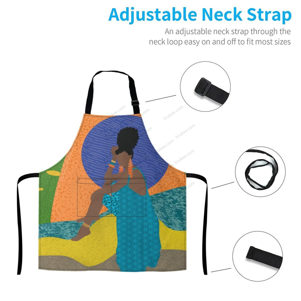 Loungin Black Girl Apron