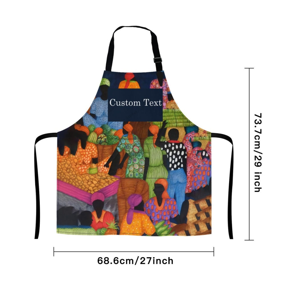 Personalized African Culture Art Apronapron