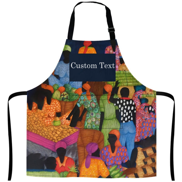 Personalized African Culture Art Apronapron